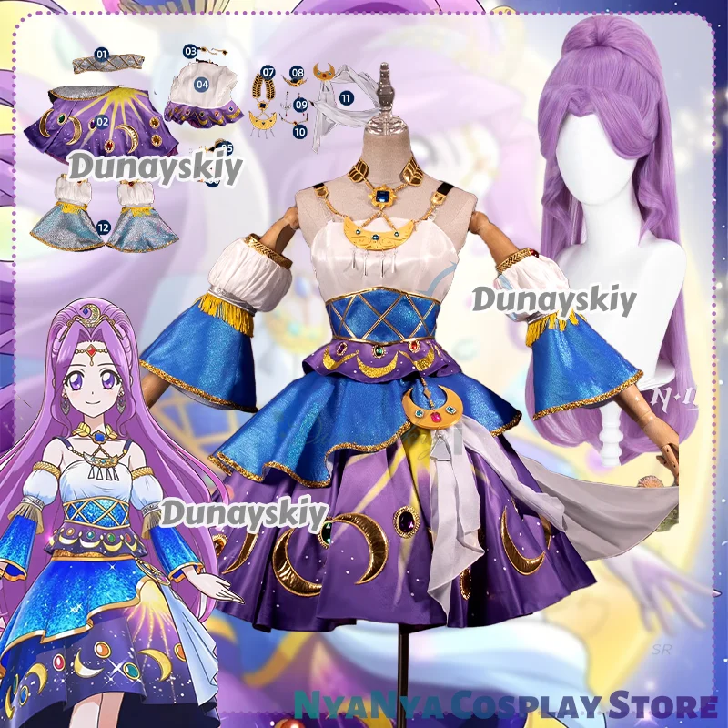 

Lolita Dress Virgo Anime Aikatsu Kanzaki Mitsuki Cosplay Costume Halloween Suits Stage Clothes For Women Carnival Halloween