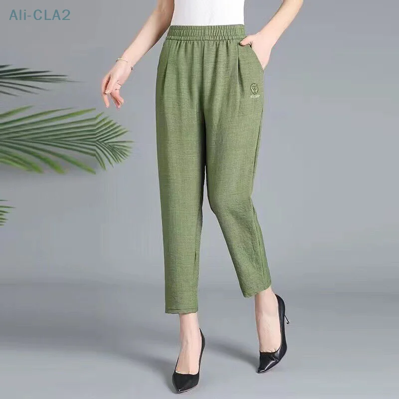 Large Size Loose Pants Linen Fabric Korean Fashion Style Super Cool Suitable For All Ages