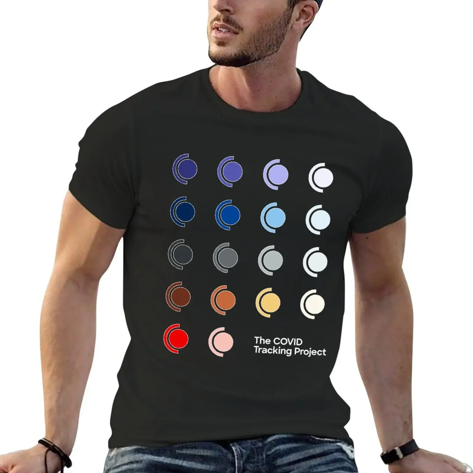 

CTP Sticker Pack: Rainbow Logos with White Outline on Black Background T-Shirt man clothes oversized cotton t shirt men