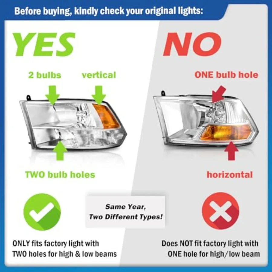 المصابيح الأمامية مع المصابيح ل 20092018 دودج رام 1500 و 20102018 دودج رام 2500 3500 رباعية شاحنات بيك اب سائق وجانب الركاب
