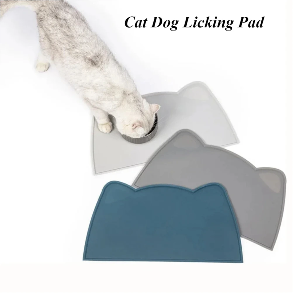 מזרנית סיליקון לחיות מחמד, מזרנית לאוכל לחיות מחמד עמידה במים, מזרנית לכלבים וחתולים, מזרנית לאוכל לגורים, מזרנית למקום לאוכל לכלבים, אביזרים לכלבים