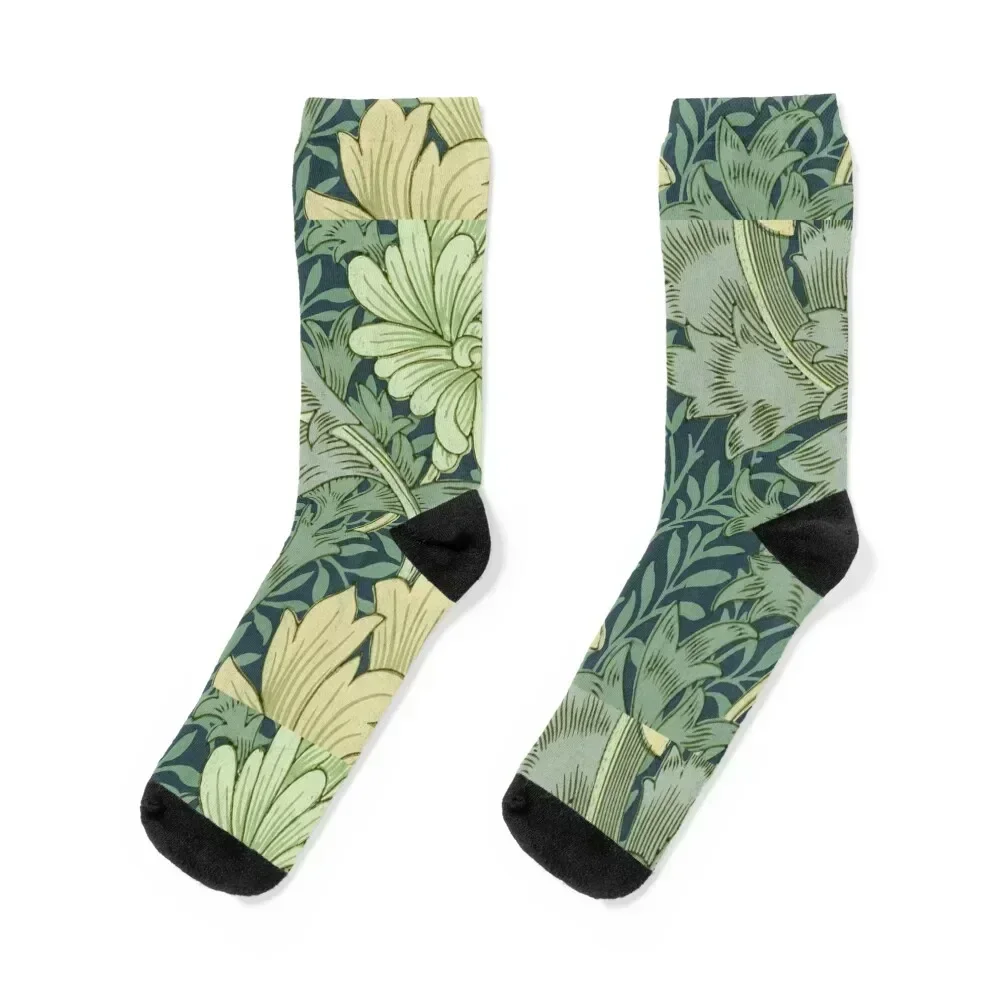 William Morris - Chrysanthemum Socks bright garter funny gifts Socks Woman Men's