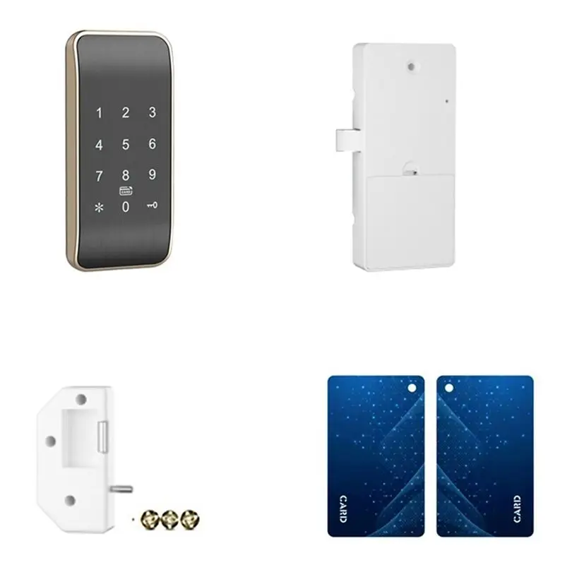 

B14C Wireless Access Control Digital Keypad Phone/RFID/Card Password Cabinet Lock For Lockers