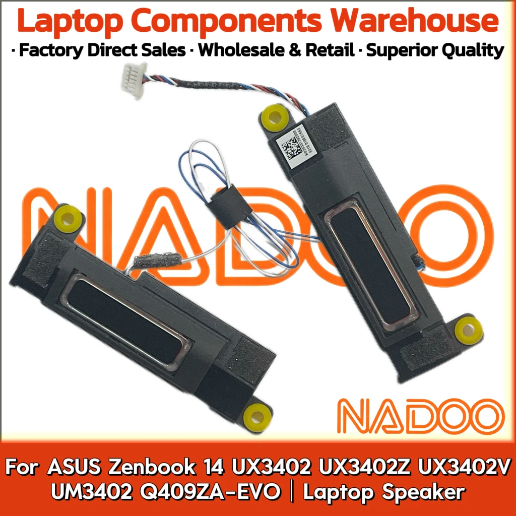 New Original Laptop Notebook Audio Speaker For ASUS Zenbook 14 UX3402 UX3402Z UX3402V UM3402 Q409ZA Built in horn audio