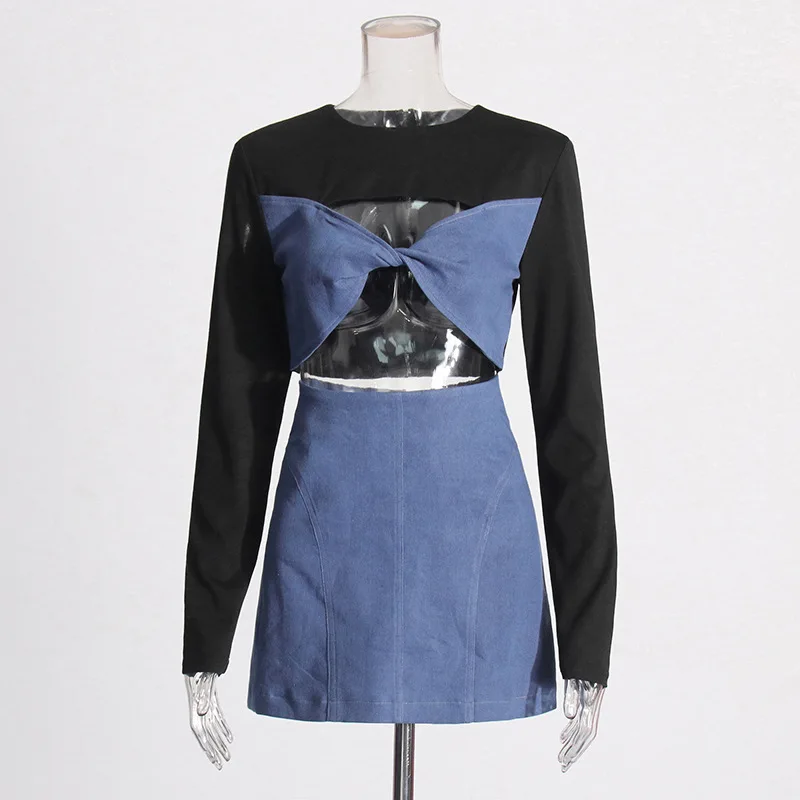 

Сексуальная юбка Spice Girl Wind Kink с полой талией и высокой талией, комплект с запахом на бедрах для женщин, модный повседневный наряд traf y2k, лето 2025