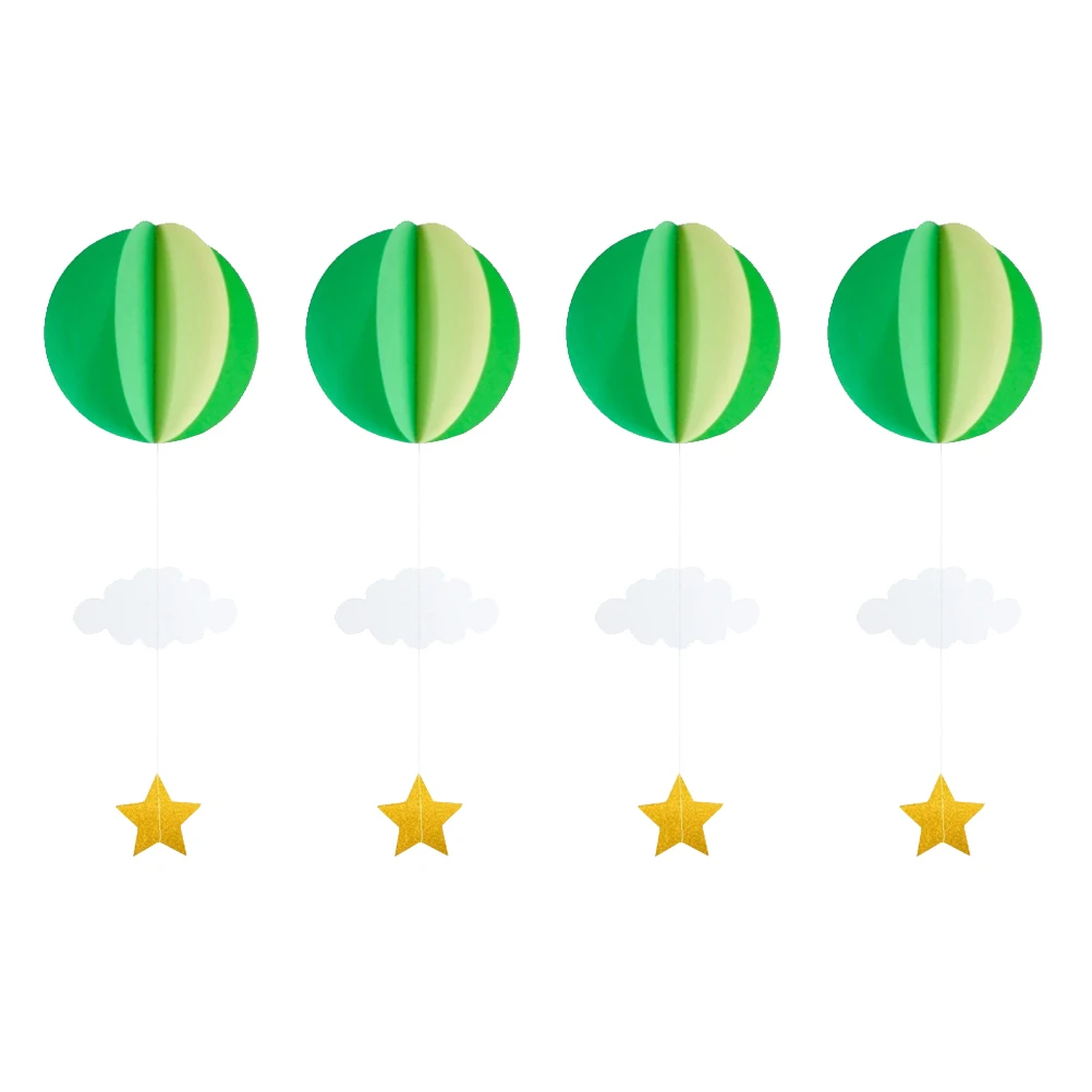 

4 Pcs Round Ball Decorations Foldable Beautiful Colors for Bridal Baby Shower Birthday Party Wedding Ceremony Holiday Decor Hot