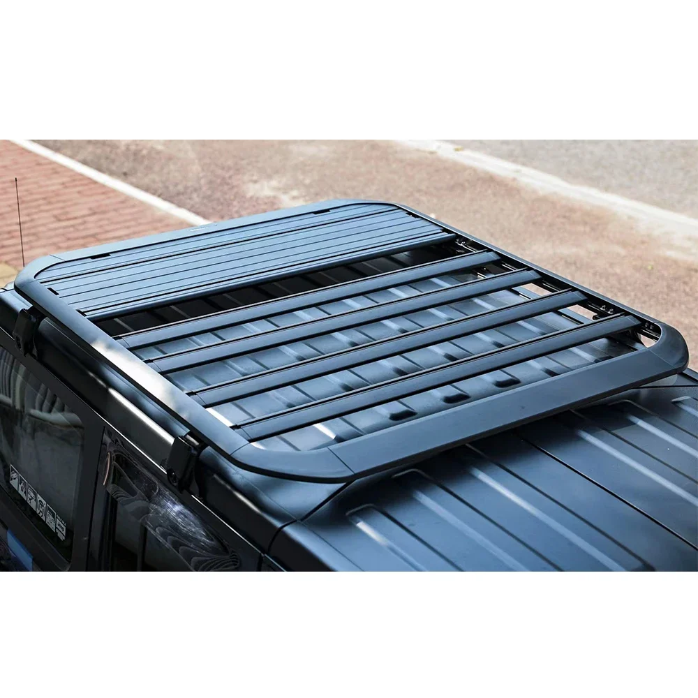 

Newest Aluminum Alloy roof rack luggage rack carrier for Jeep for Wrangler JK 2007-2017 and JL 2018+ JL1270 custom