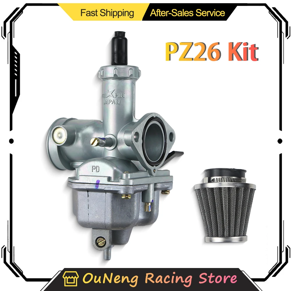 

PZ26 Carb Motorcycle Carburetor Replacement Fit for Honda Dirt Bike XR100 XR100R XL100S XR200 XR200R XL125S CB125S CRF100F