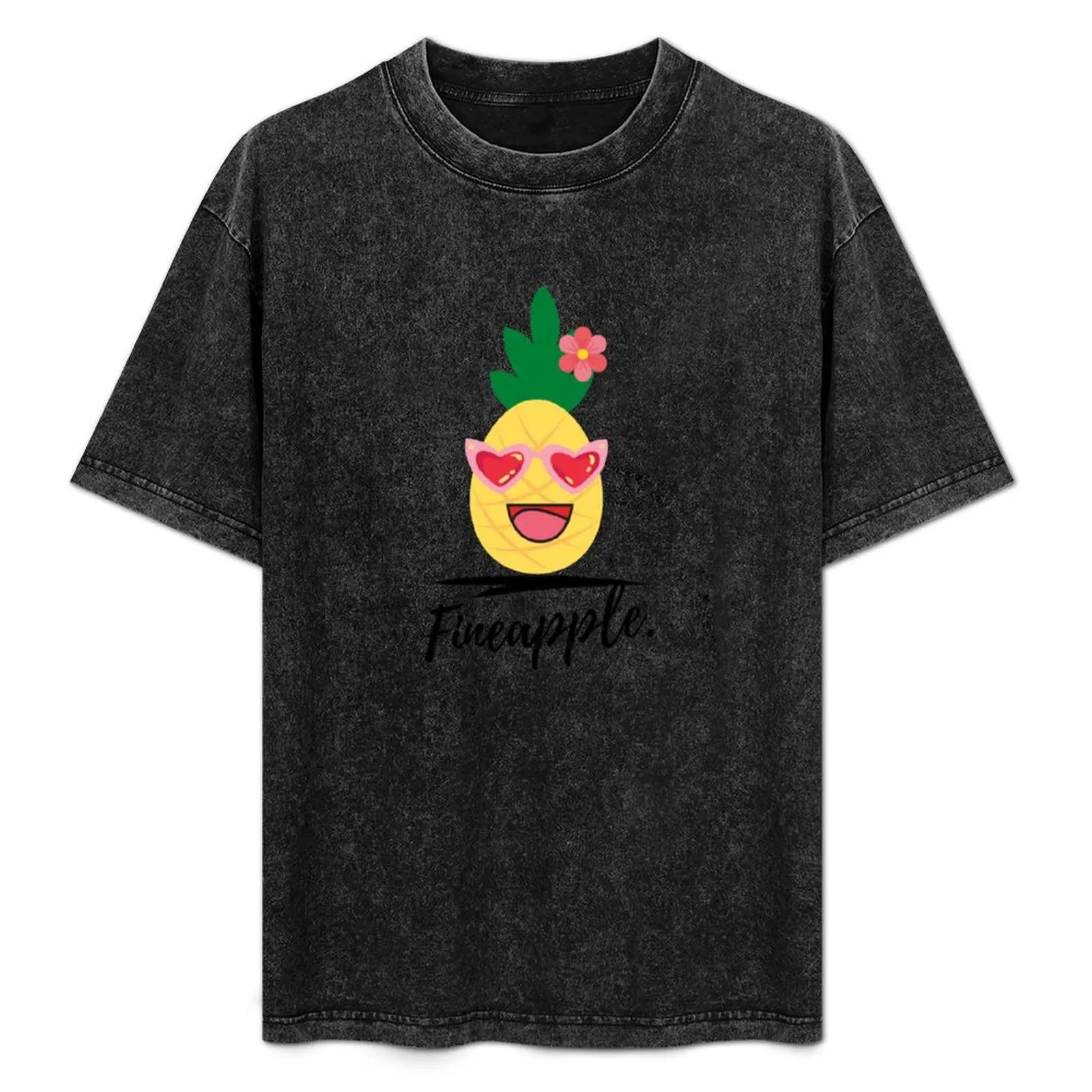 

Fineapple Tshirt Funny Pineapple cute T-Shirt Casual All Match Tee Shirt for Men