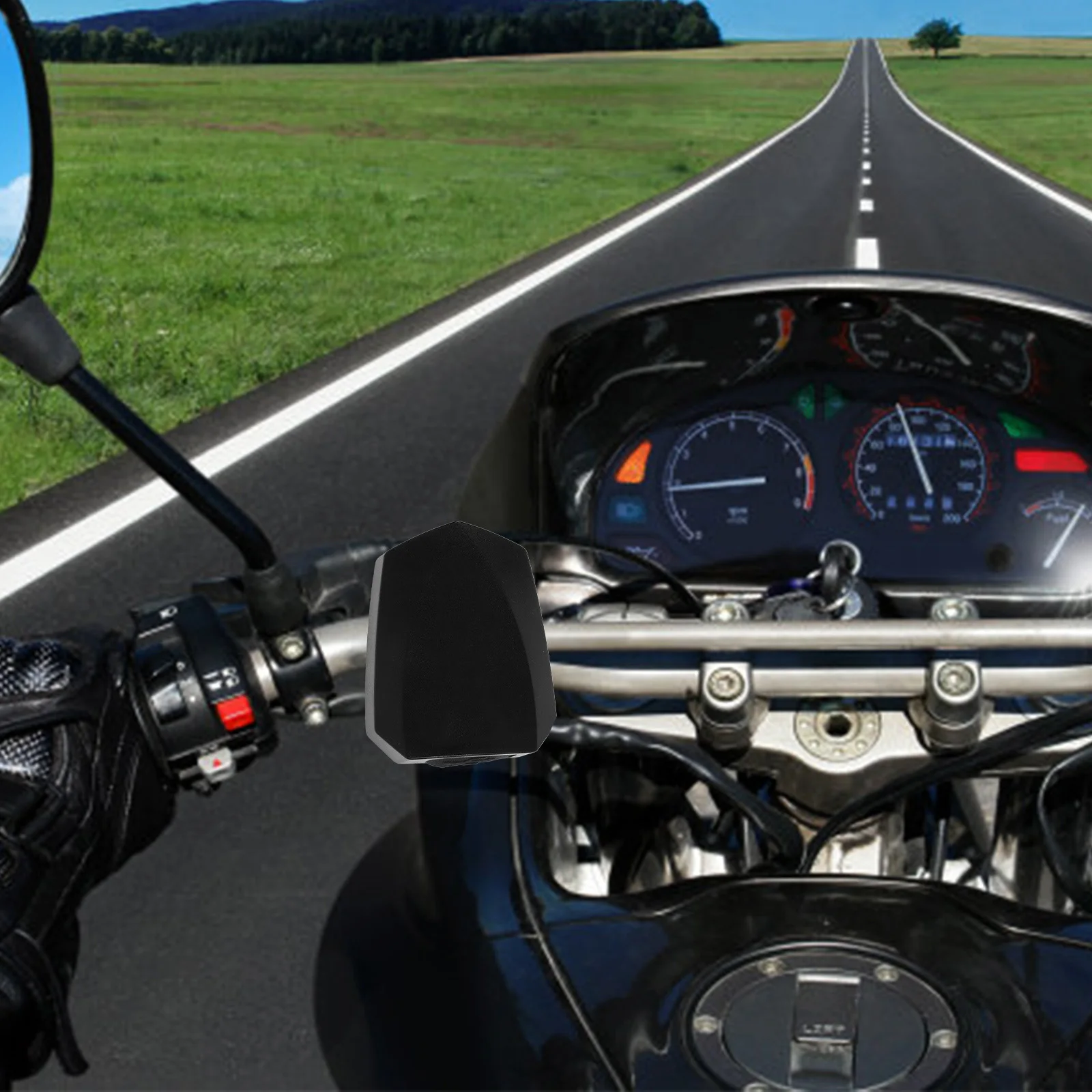 

Waterproof USB Car Dual Motorcycle Power Adapter Handlebar Rain-proof Accessory