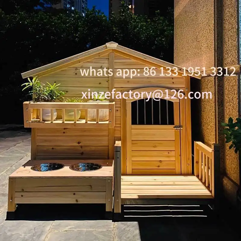

Customizable Villa Dog House Dog Cage House Large Four Seasons Common Kennel Outdoor Wind and Rain