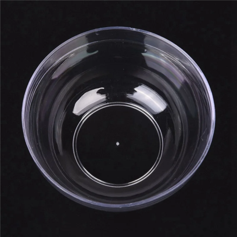 

Women 9Cm X 4.5Cm DIY Facial Clear Plastic Mask Bowl Mixer Holder 8Pcs