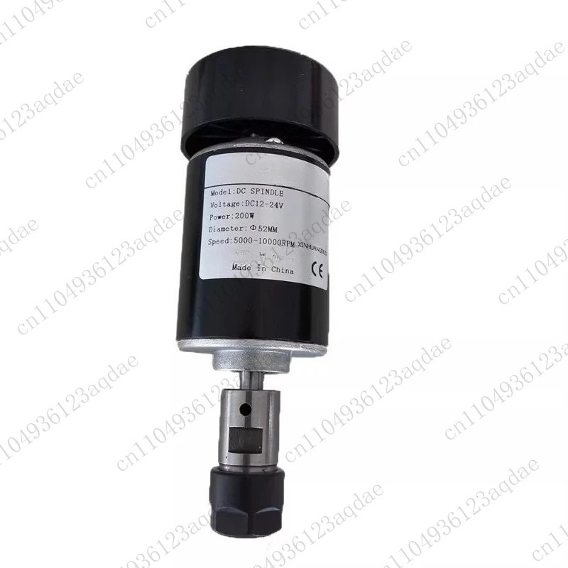 24V 200W 10000 Rpm Air-cooled PCB Spindle Motor Numerical Control Engraving Machine Spindle DIY Punching Hand Drill
