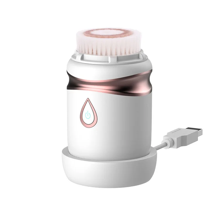 

best seller Deep Cleansing Wireless Charging Sonic Electric Facial Cleansing Refresh Design Handheld Pore Nose Exfoliation