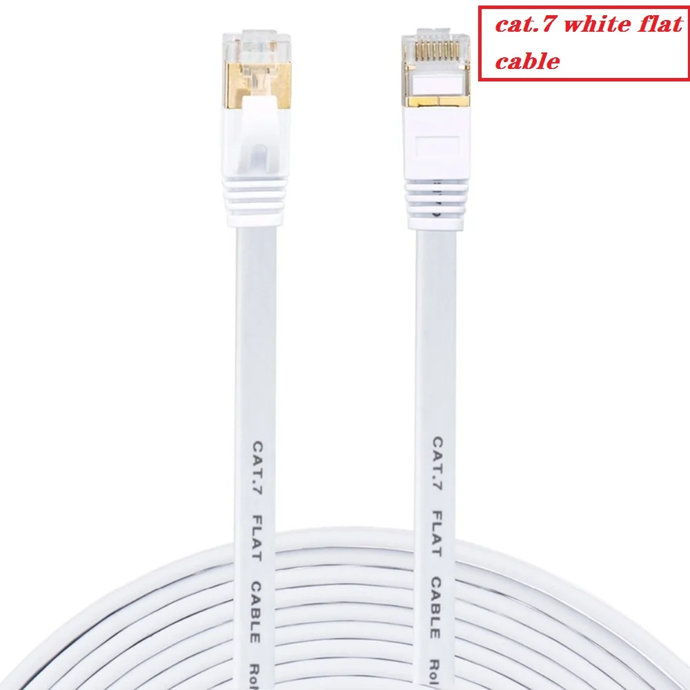 Kabel Ethernet CAT7 CAT8 40 gb/s 2000MHz kot 8 sieci internetu przewód Lan do laptopów PS 4 Router RJ45 kabel 5m 10m 15m 20m 30m