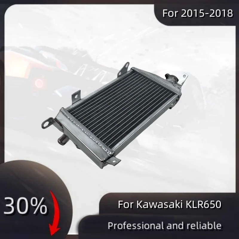 

For 2015-2018 Kawasaki KLR650 KLR 650 Aluminum Radiator Cooler Cooling Coolant 2015 2016 2017 2018