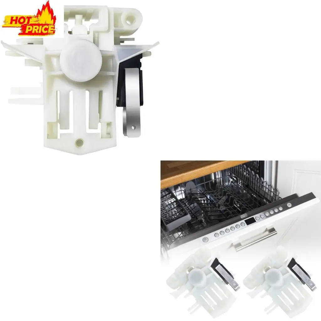 

Dishwasher Latches Assembly Dishwasher Door Latches Replacement Part Plastic Texture for Performances Fit Multiple Brands