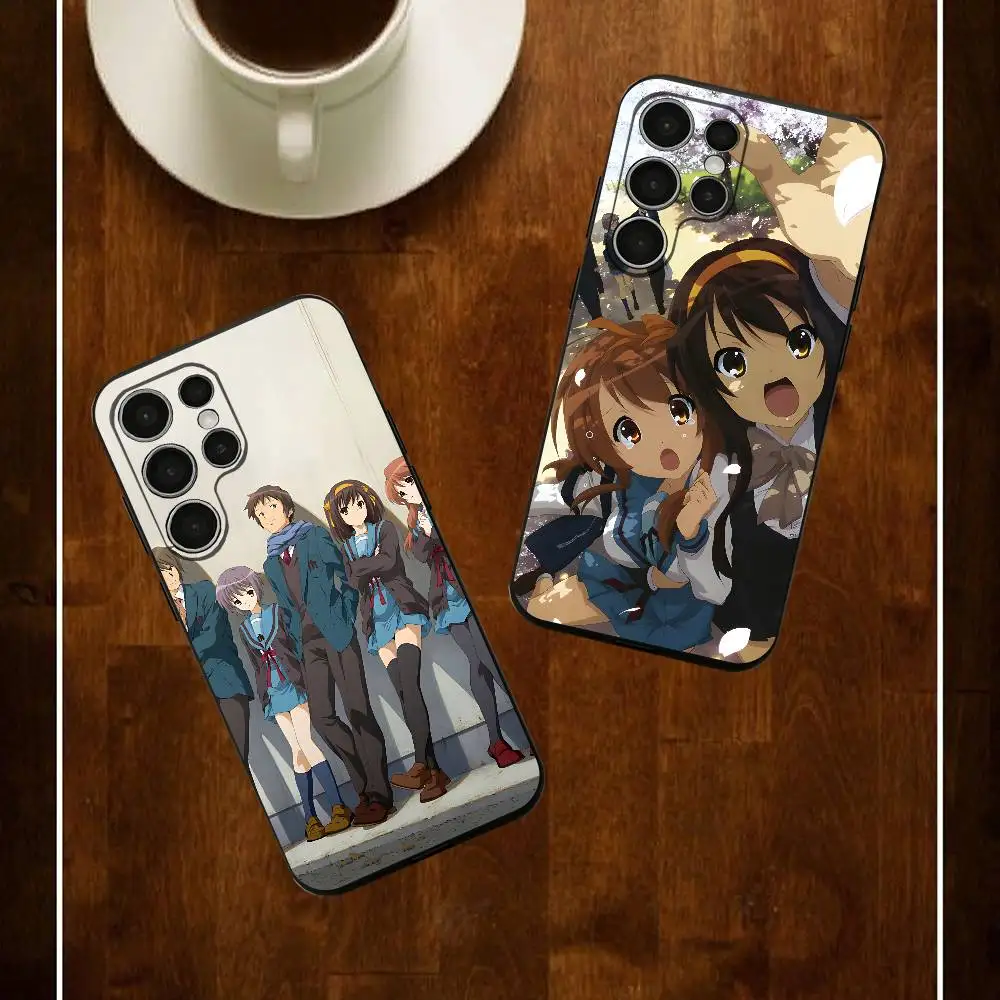 

Melancholy Haruhi Phone Case For Samsung S24 25 23 22 21 20 Plus Ultra 5G Lite Shockproof Cover