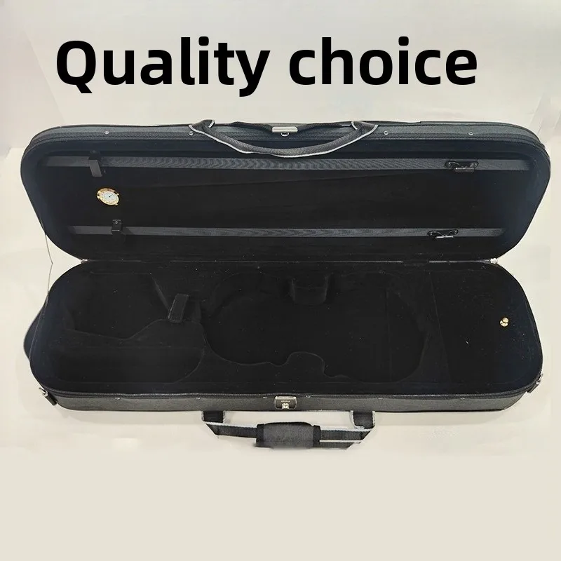 

Portable Violin Case Single Fluorescent Tape Cotton Cloth Double-sided Drum Square Box Violin Case Stringed Instruments Boxs