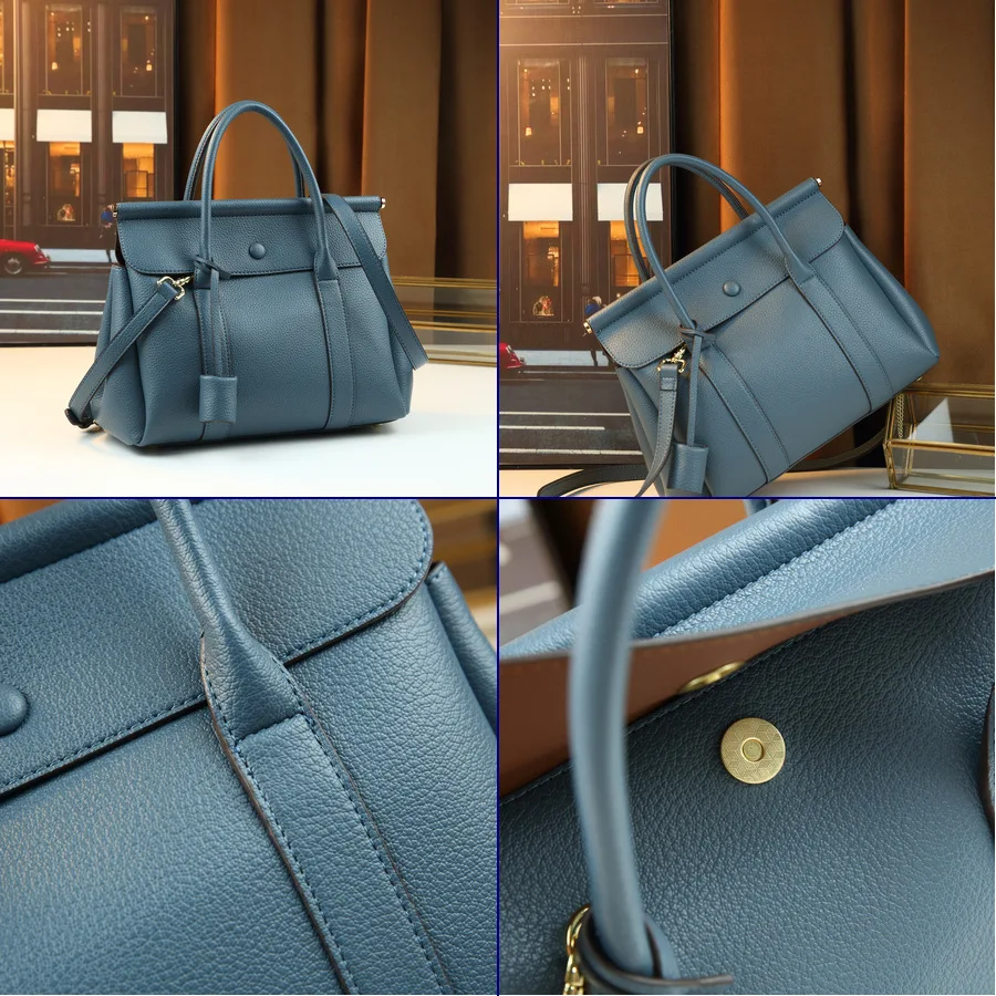 Simple Chic Minimalist Diaper Bag For Women Unique Designer Crossbody Bag Luxury Leather Vintage Style Messenger Purse And Tote