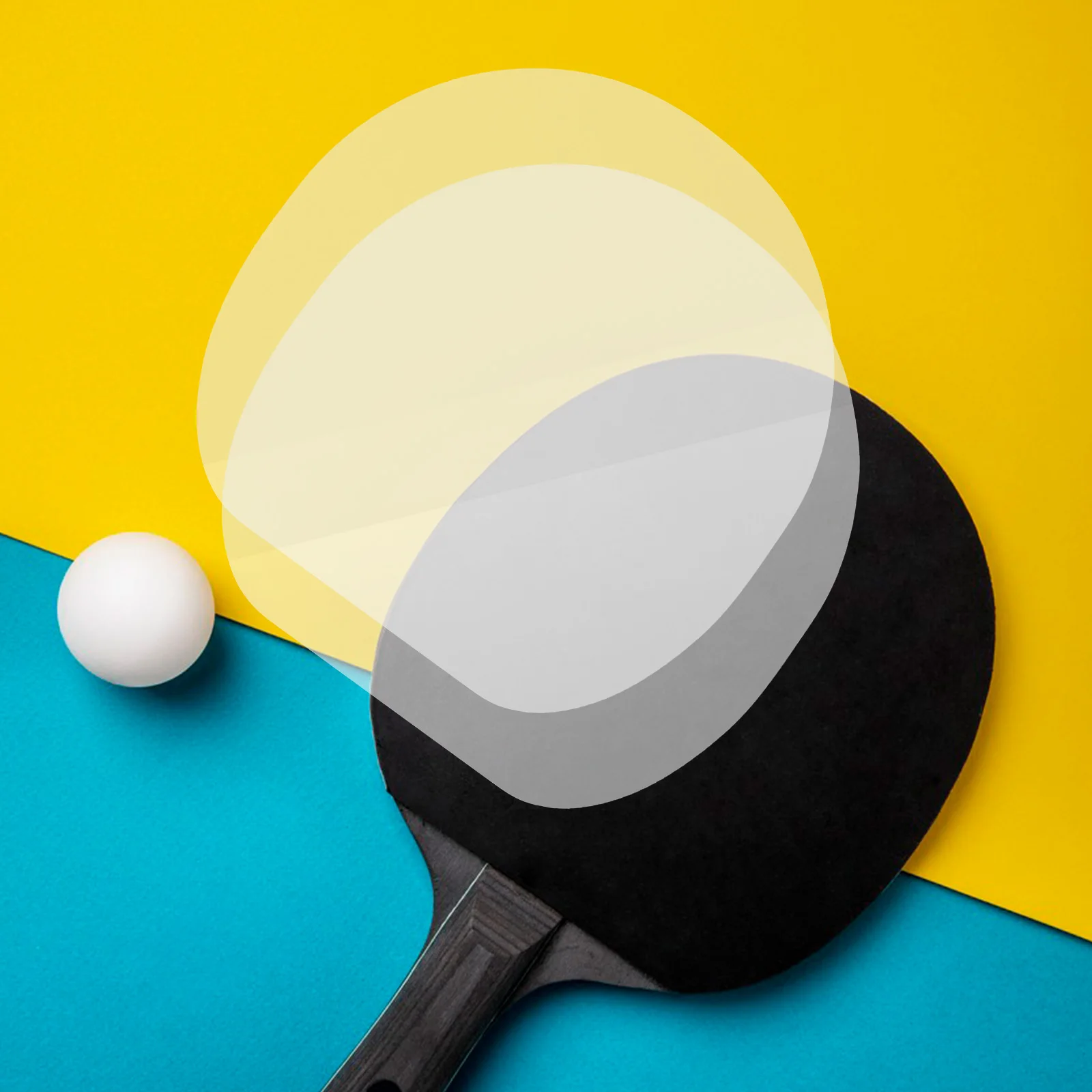

5 Pcs Table Tennis Racket Protective Film Sticky Paddle Rubber Adhesive Plastic