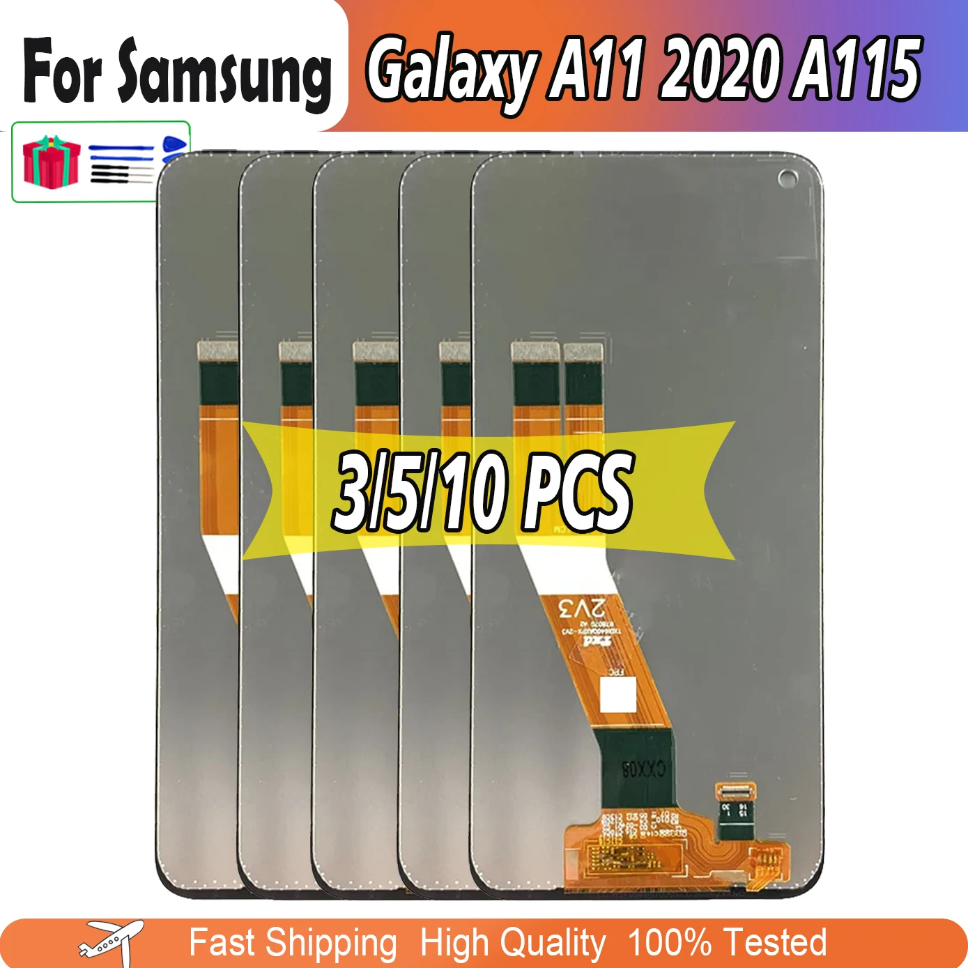 

3/5/10PCS LCD For Samsung Galaxy A11 SM-A115F LCD Display Touch Screen for Samsung SM-A115F/DS Assembly Digitizer Repair Parts