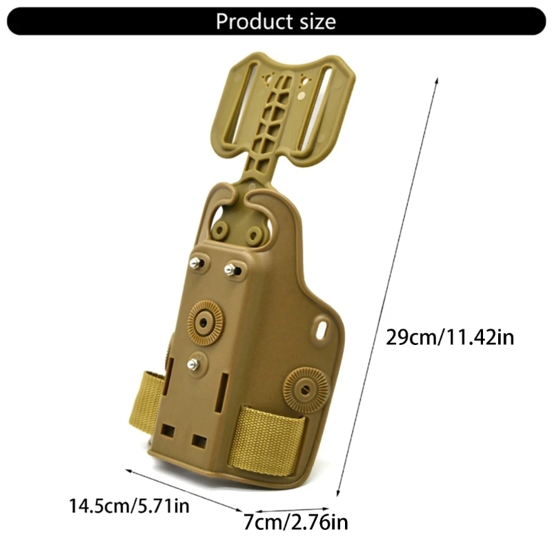 Chiến Thuật Molles Thả Chân Nền Tảng Bảng Điều Chỉnh Có Thể Điều Chỉnh Súng Bao Da Adapter Săn Bắn Chiến Đấu Thả Chân Đùi Nền
