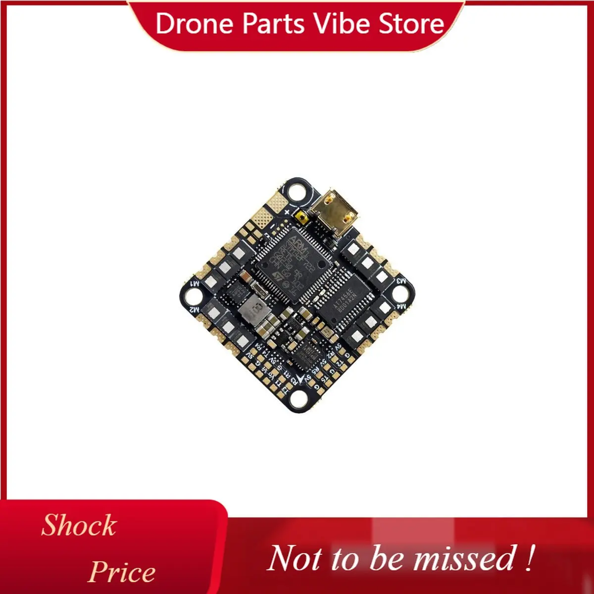 

DP New GEPRC GEP-F722-45A AIO V2 F411 FC 45A 2-6S 8bits BLS ESC 26.5mm/M2 DIY RC FPV Quadcopter Replacement Accessories Parts