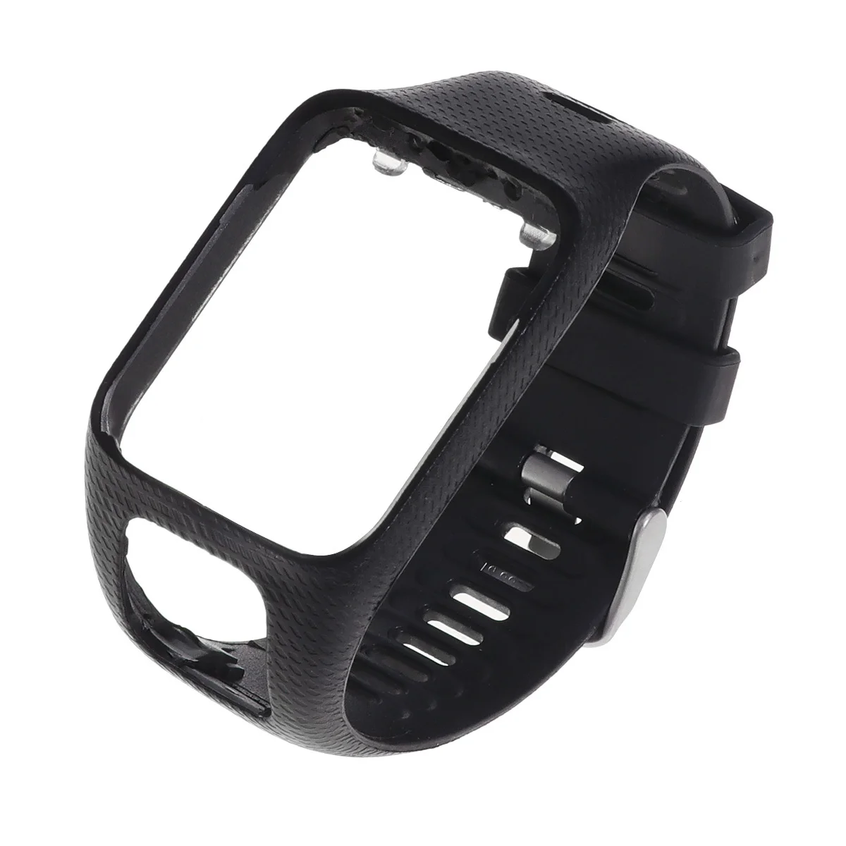 

Silicone Watch Strap Adjustable Soft Durable Replacement Band For Smart Watch Fitness Sports Wristband