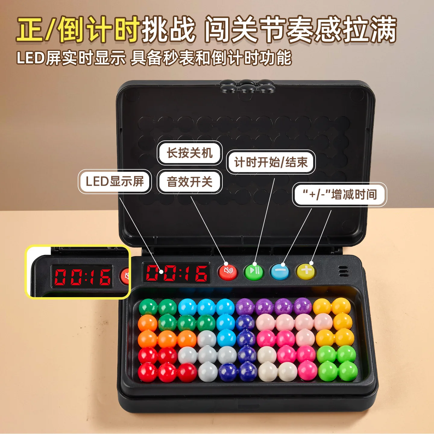 لغز هرمي للمغامرة الكبيرة من كرة الحكمة السحرية - لعبة تعليمية للتدريب المنطقي للأطفال