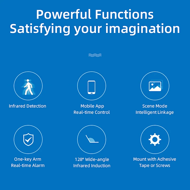 Tuya Zigbee-Sensor de Movimento PIR, Casa Inteligente, Detector Infravermelho do Corpo Humano WiFi, Segurança Vida Inteligente, Funciona com Alexa e