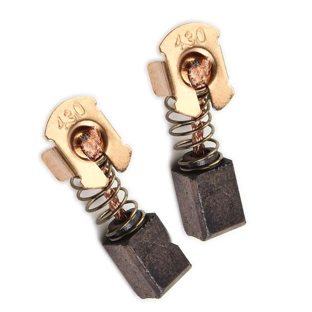 2 шт. угольные щетки двигателя с проволокой и пружиной щетки для CB-430 BGA450 BGA452 DGA452 GA400 BGA402, запасные части для инструментов