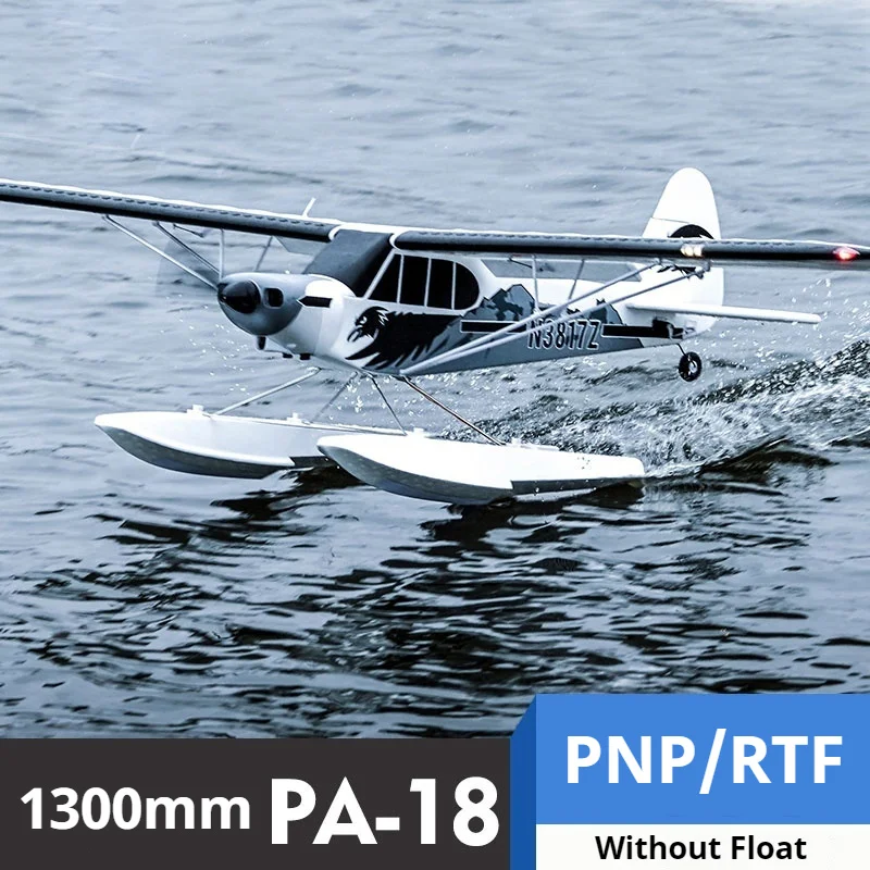 FMS Hot Selling Aircraft Model 1300mm PA-18 Fixed Wing Propeller Training Machine Remote Control Aircraft Model Foam Machine