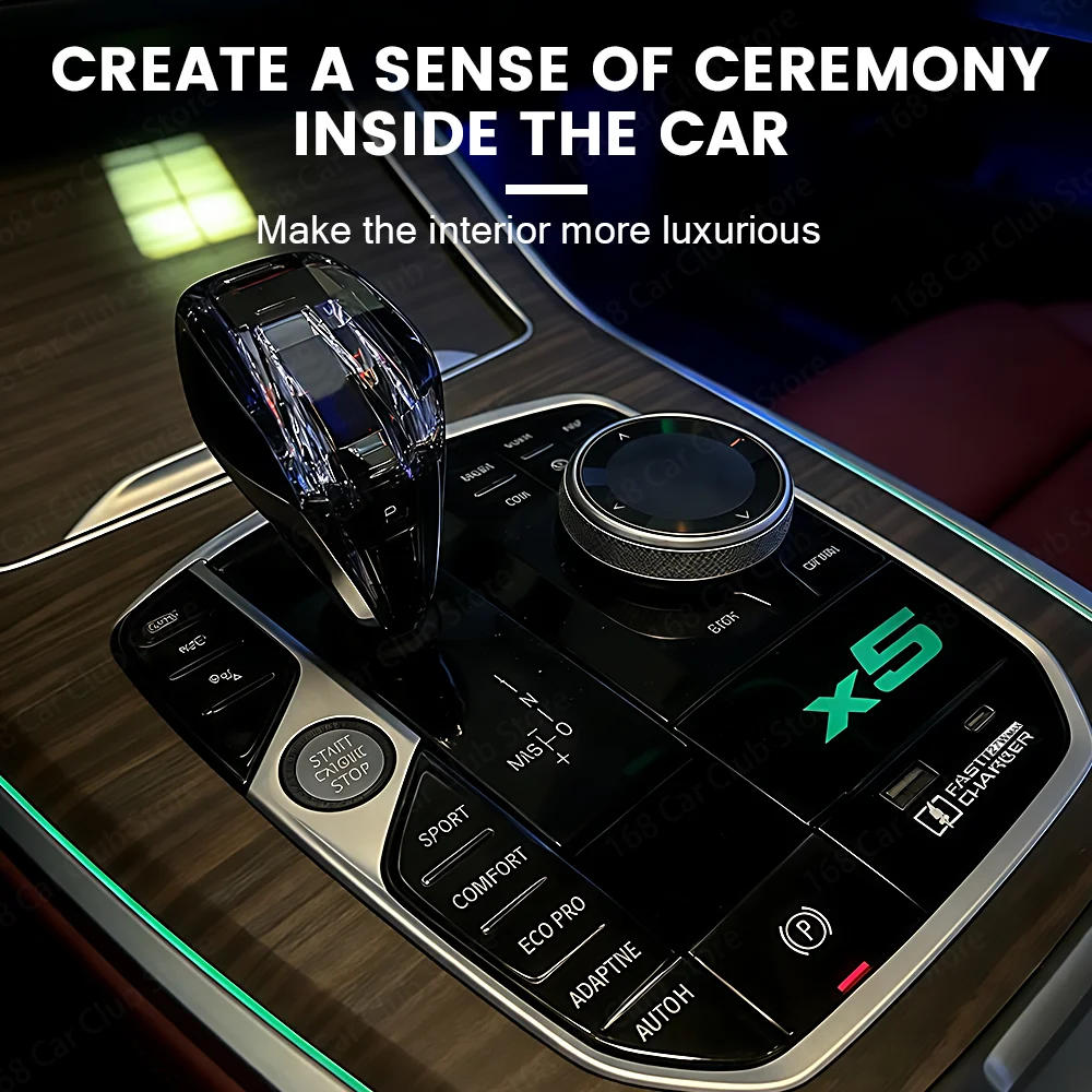 LED 11 Color Ambient Light Center Console Docking Station For BWM 3/4Series G20 G22 G26 G28 X3 X4 X5 Car Lnterior Modification 5
