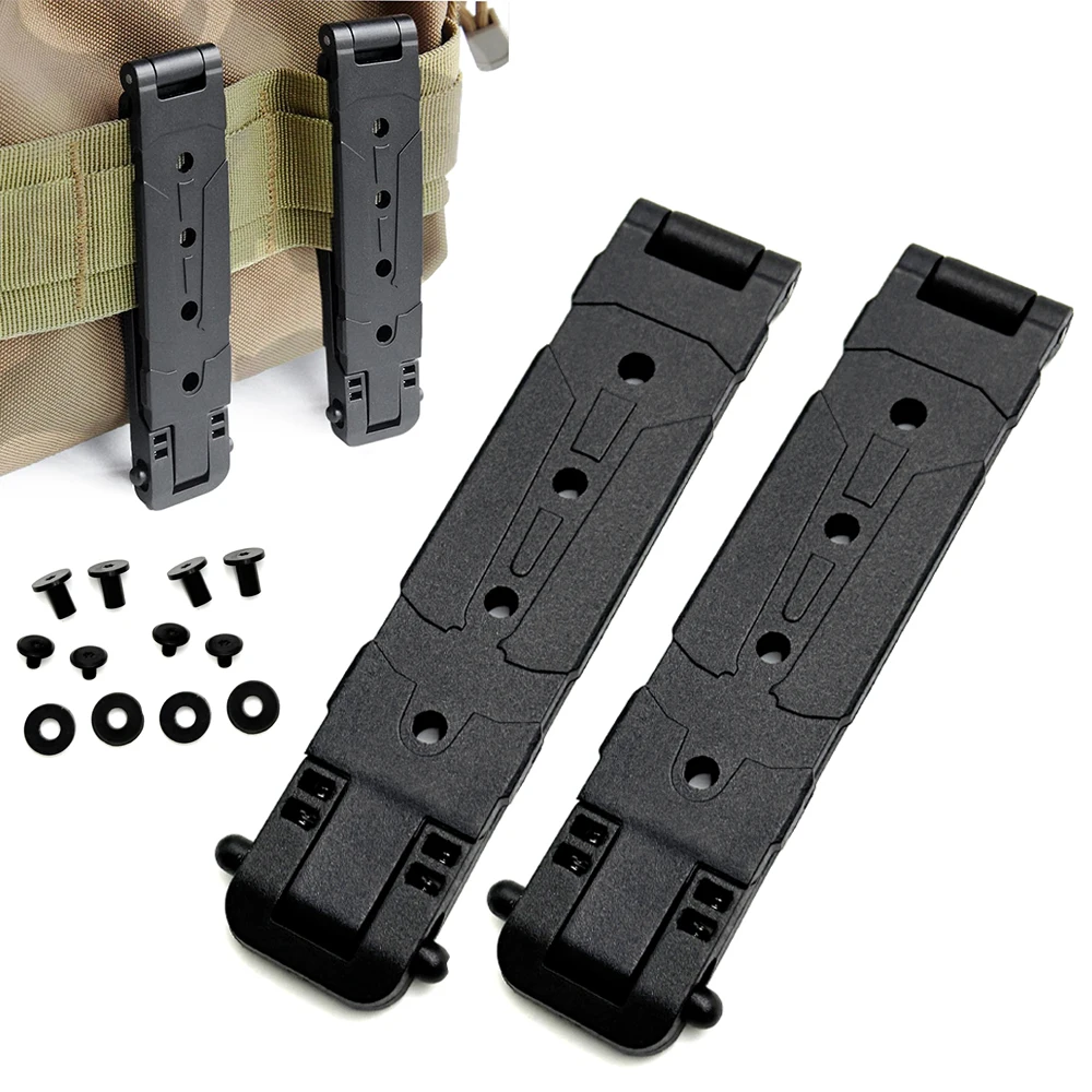 1/2PCS MOLLE-LOK Scabbard K Sheath Waist Clip System K Scabbard Clip Clip Buckle Back MOLLE KYDEX Sheath Carrying Scabbard