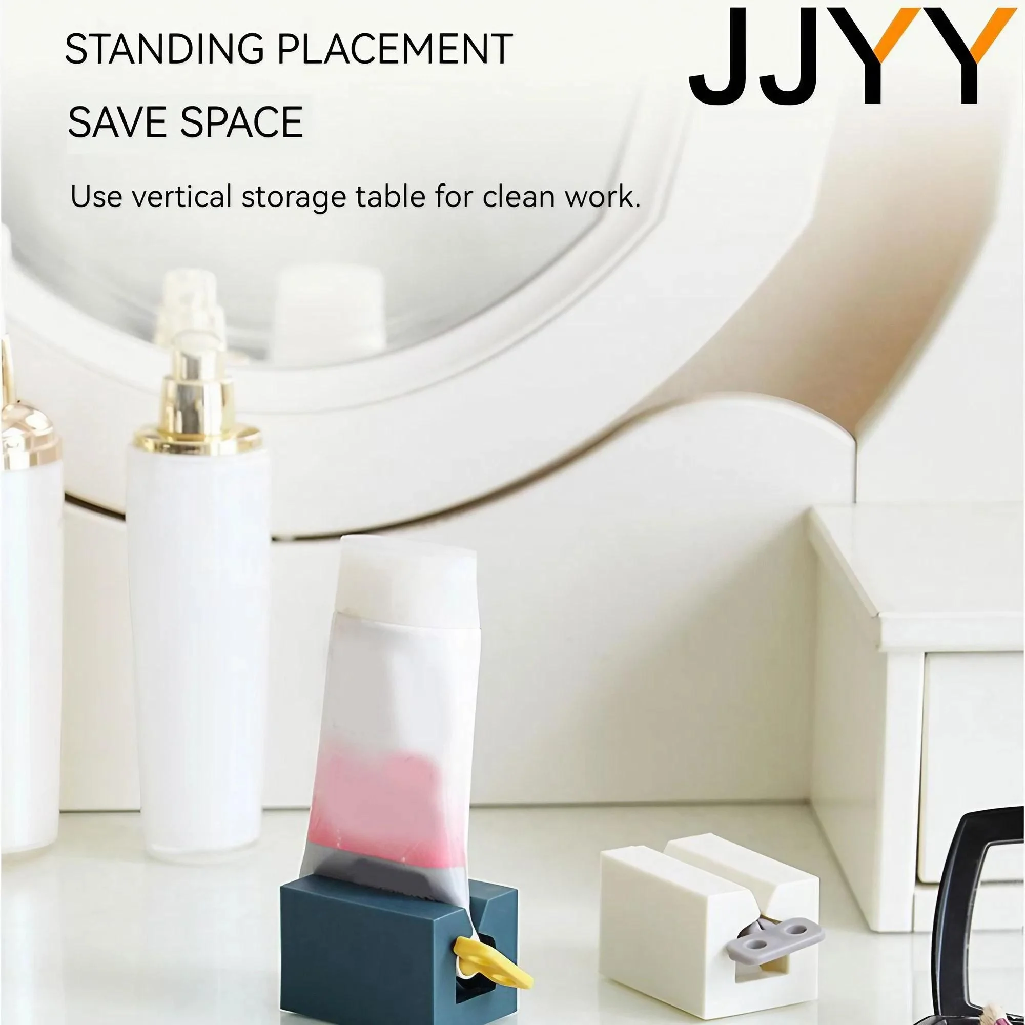 JJYY Manual Toothpaste Squeeze Artifact Squeezer Clip-on Household Toothpaste Device Tube Squeezer Press Bathroom Supplies