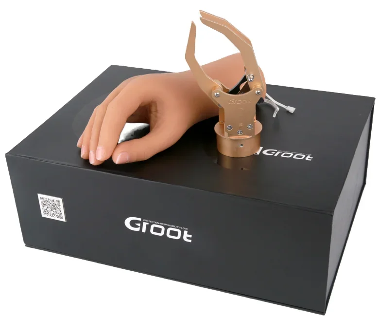 Three-finger Wrist Disarticulation Muscle Electro-prosthesis Built-in Battery One Degree of Freedom Suitable for Wrist Amputee