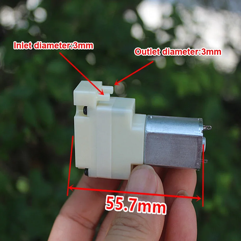 Mini Air Pump Micro 130 Pump Small Air Pump DC 3.7V 5V 6V pressure 120Kpa Fish Tank Aquarium