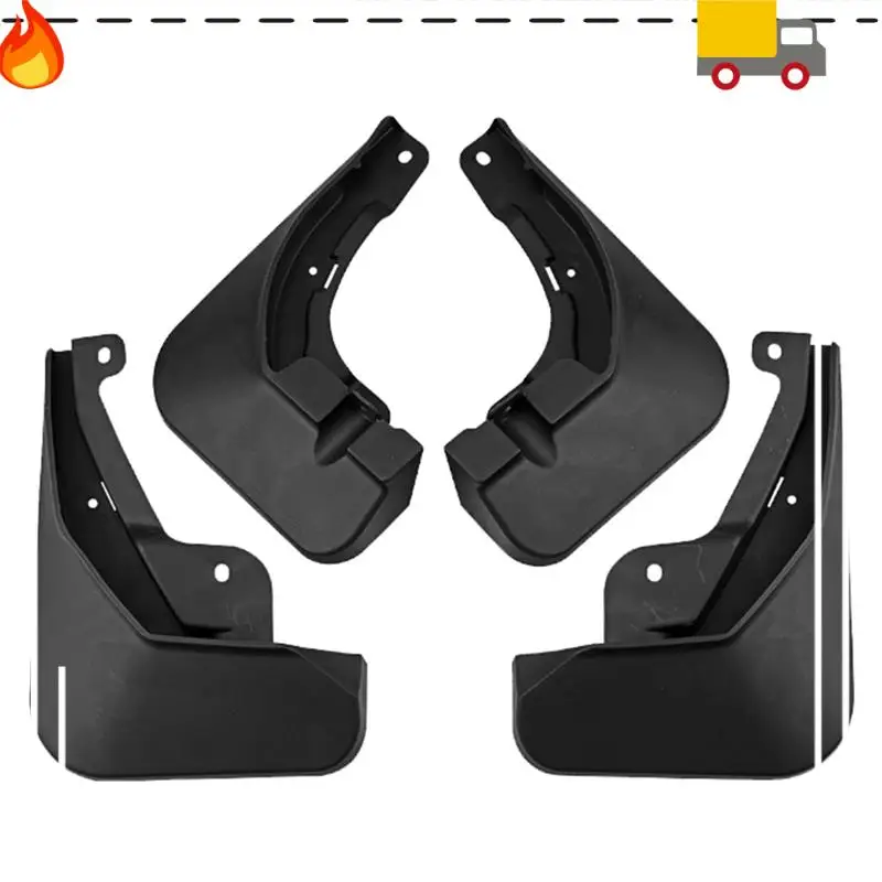 

Discount-Car Mudflaps Black Automotive Supplies For BMW 5 Series G60 G68 2024 Mudguard Fender Mud Flap Guard Splash Mudguards