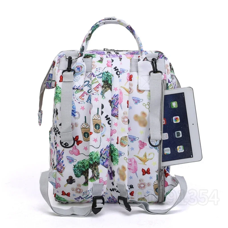 Disney's New Diaper Backpack Multi Functional Baby Bag Large Capacity Fashion Trend Travel Pregnant Women's Diaper Backpack