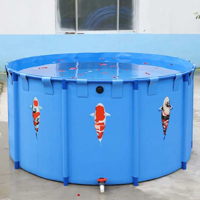 Storage Tank Round Folding Swimming Pool Plastic Water Tank Multi-Purpose Canvas Fish Farming Pond