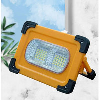 Rechargeable Lamp Tough Build Solar Energy Compact Design Proof Solar LED Work Light For Set Up Stall Fishing Camping Repairing
