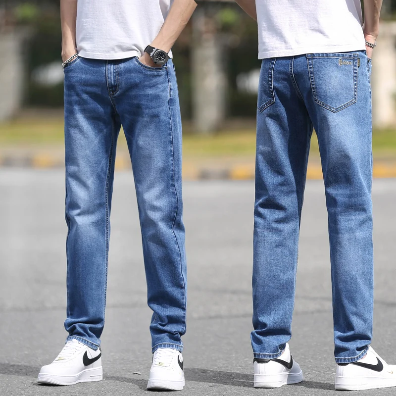 versatile for business leisure elastic straight leg men's pants men clothing jeans trousers for men streetwear pants for men