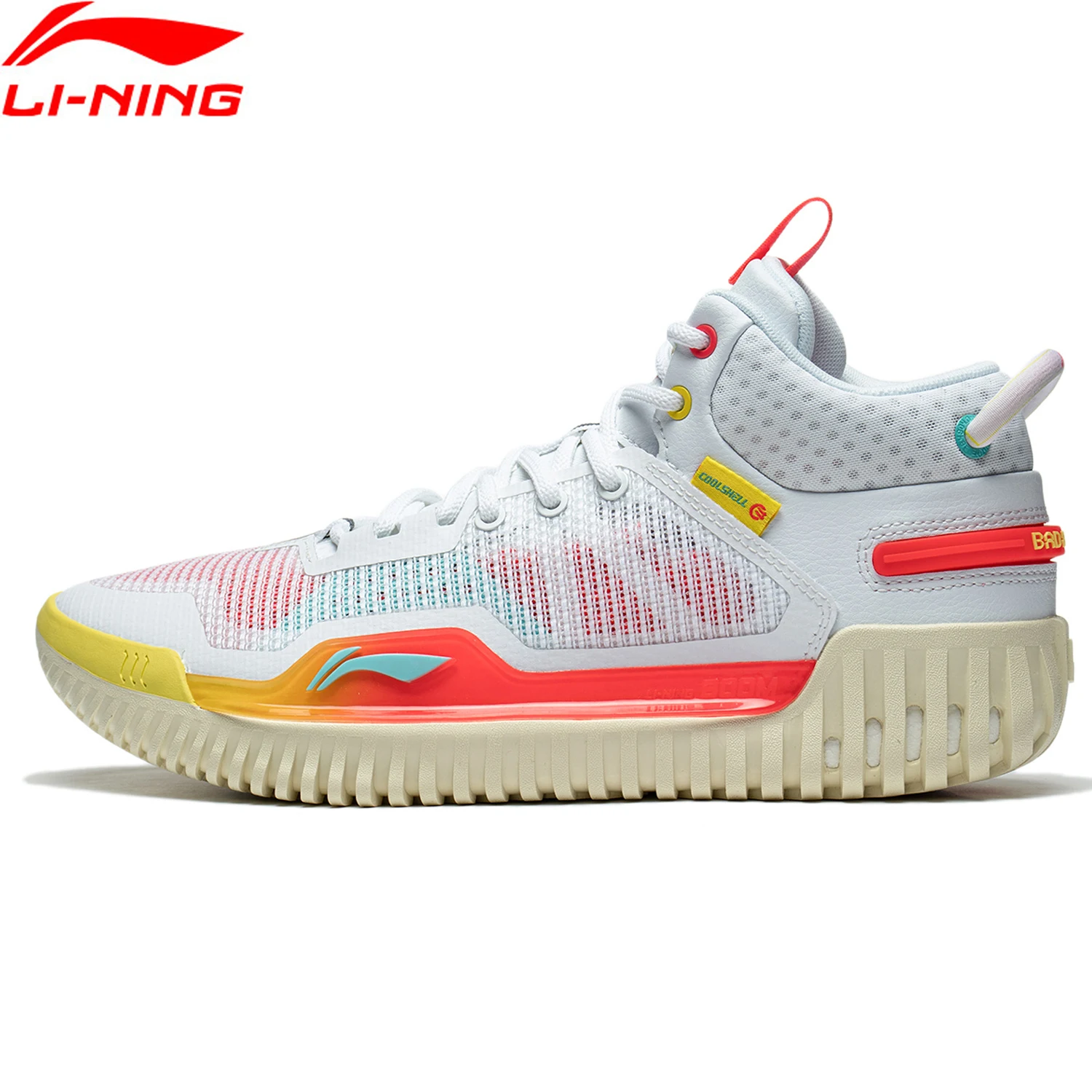 Li-Ning Men BADFIVE III Вне площадки баскетбольная обувь BOOM волокна подушки носимые подкладки прохладные кроссовки раковиной спортивной обуви ABFT005