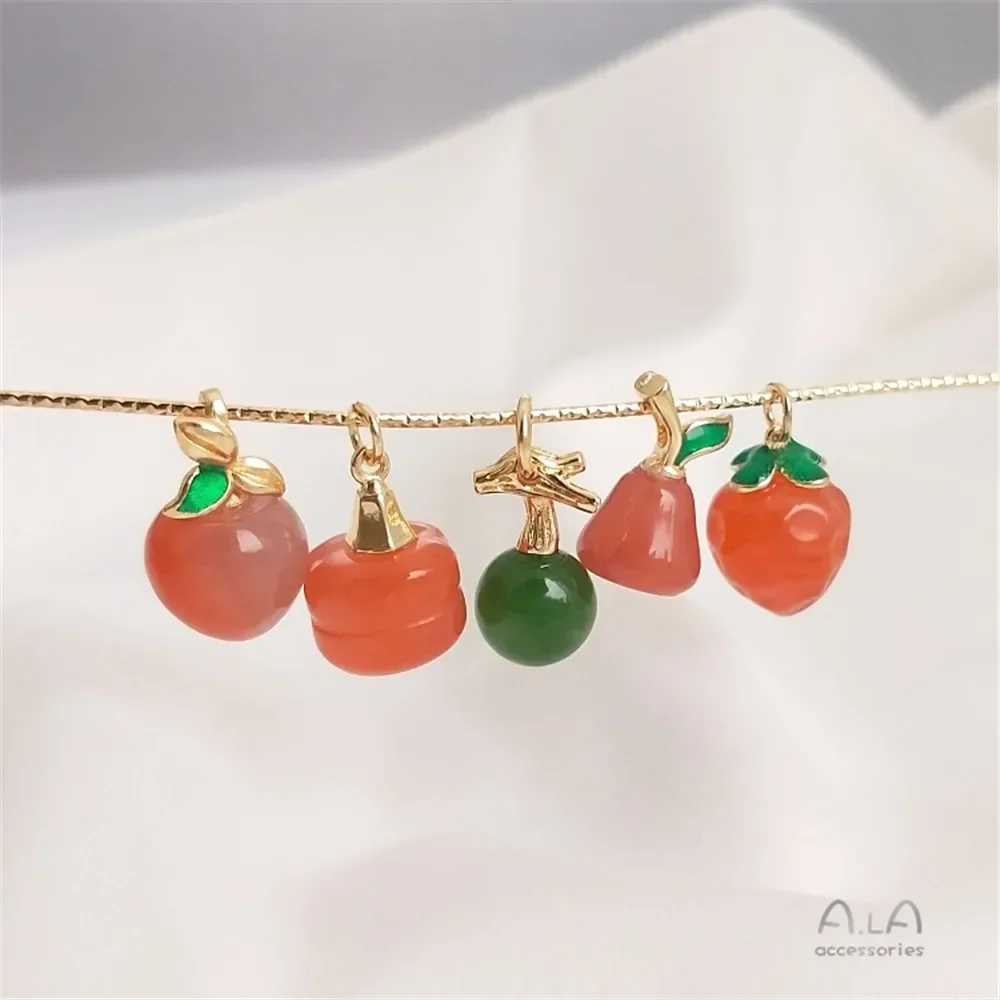 Зеленый-лист-лепесток-ветка-держатель-с-половиной-отверстия-14-каратное-позолоченное-кристалл-нефритовый-жемчуг-подвеска-держатель-для-цветов-аксессуары-ручной-работы-сделай-сам-c073