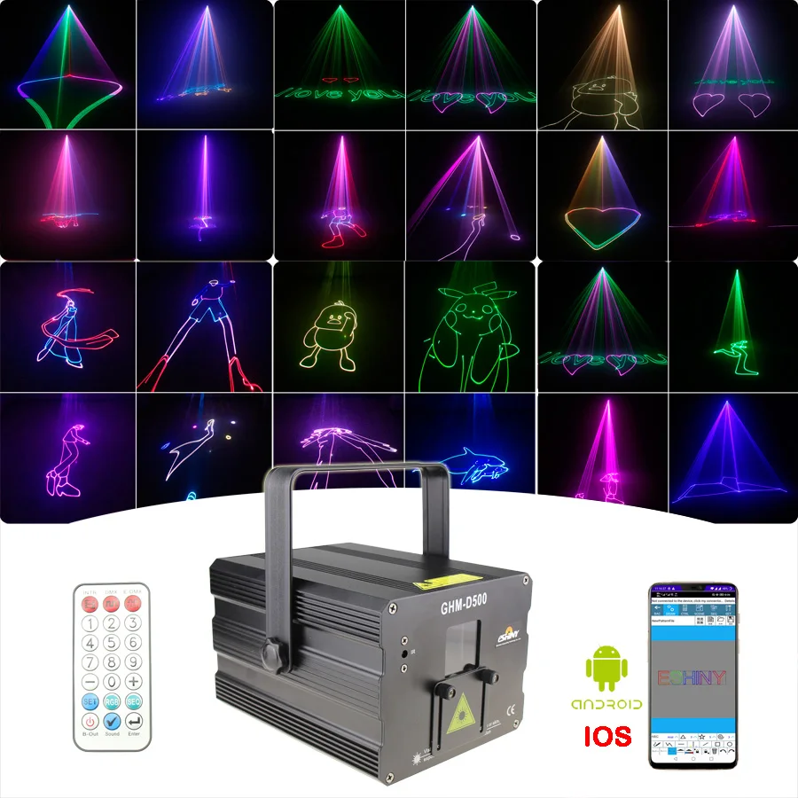 

Bluetooth Android IOS APP 3W 2W 1W Animation RGB Laser Light Lines Beam Stage Projector DJ Dance Bar Party Effect Lamp Show G3N6
