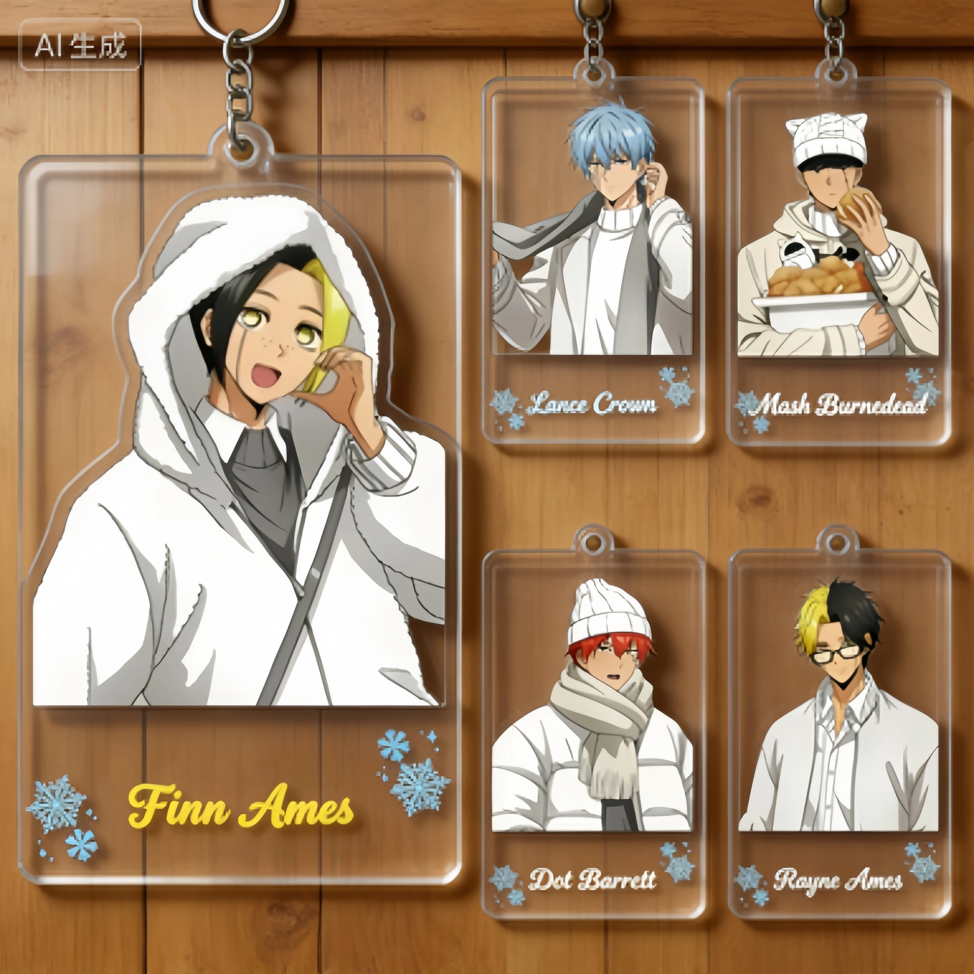 Фабричный-магазин-Брелоки-mashle-magic-and-muscles-акриловые-подвески-для-ключей-Дотт-Барретт-Лэнс-Лимон-аниме-аксессуары-подарок-для-детей-6-см