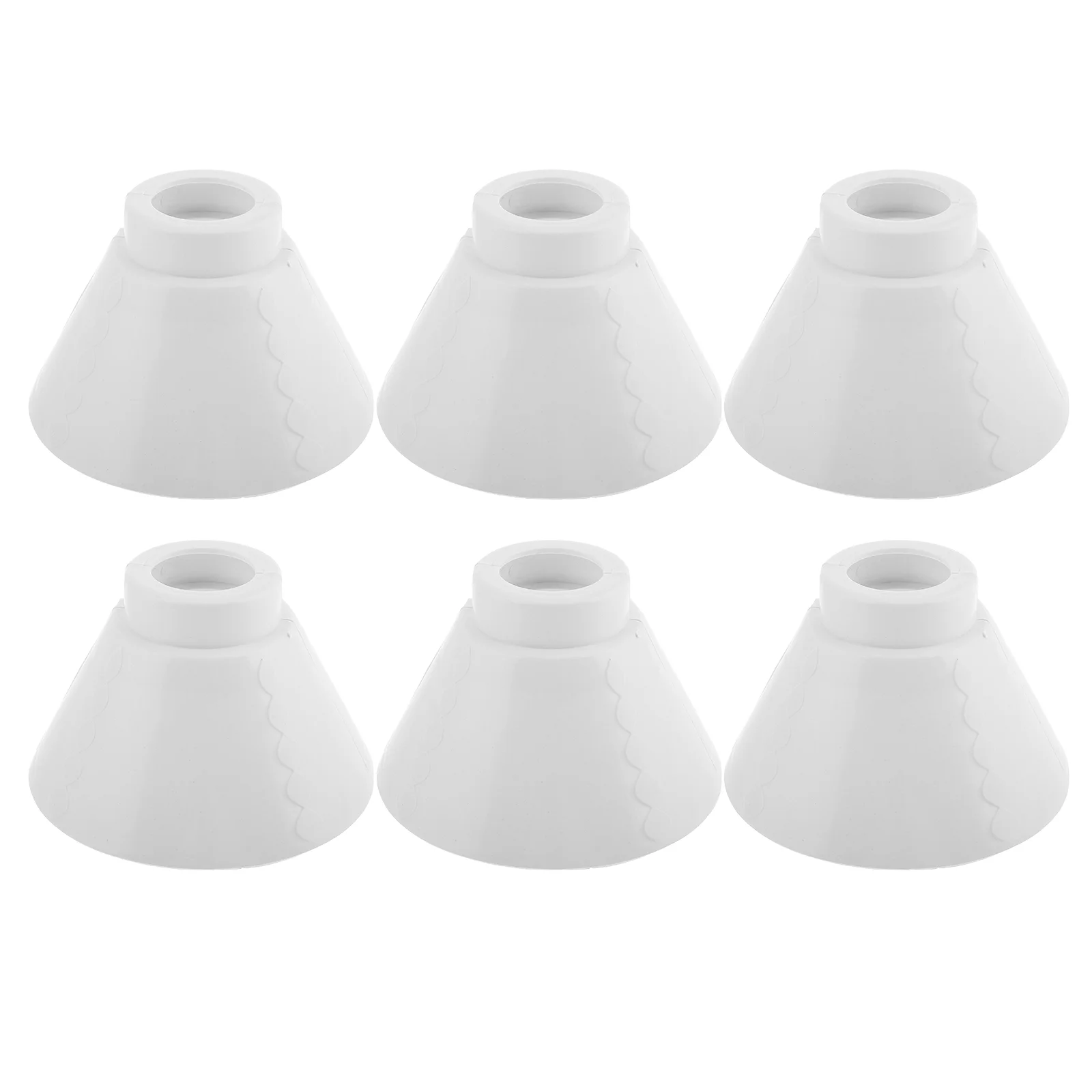 

6 Pairs Lampshade Sunglasses Case Ceiling Fan Light Cages Holder Replacement Stand Bulb Guard Pendant Plastic