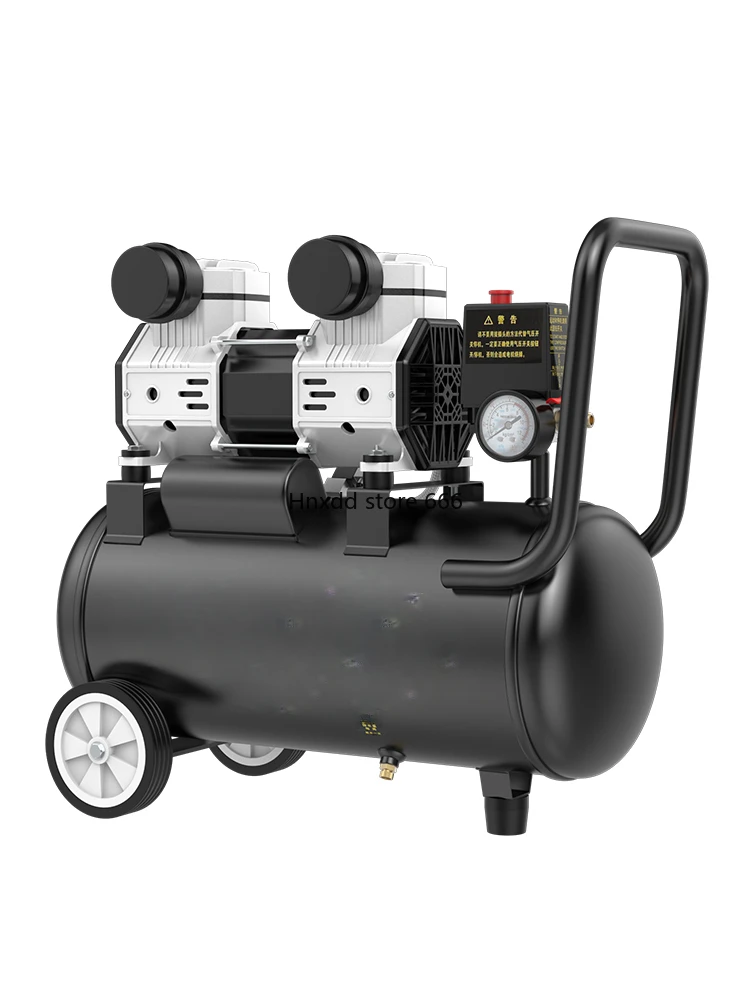 Air compressor oil-free silent high pressure air pump compressor painting small