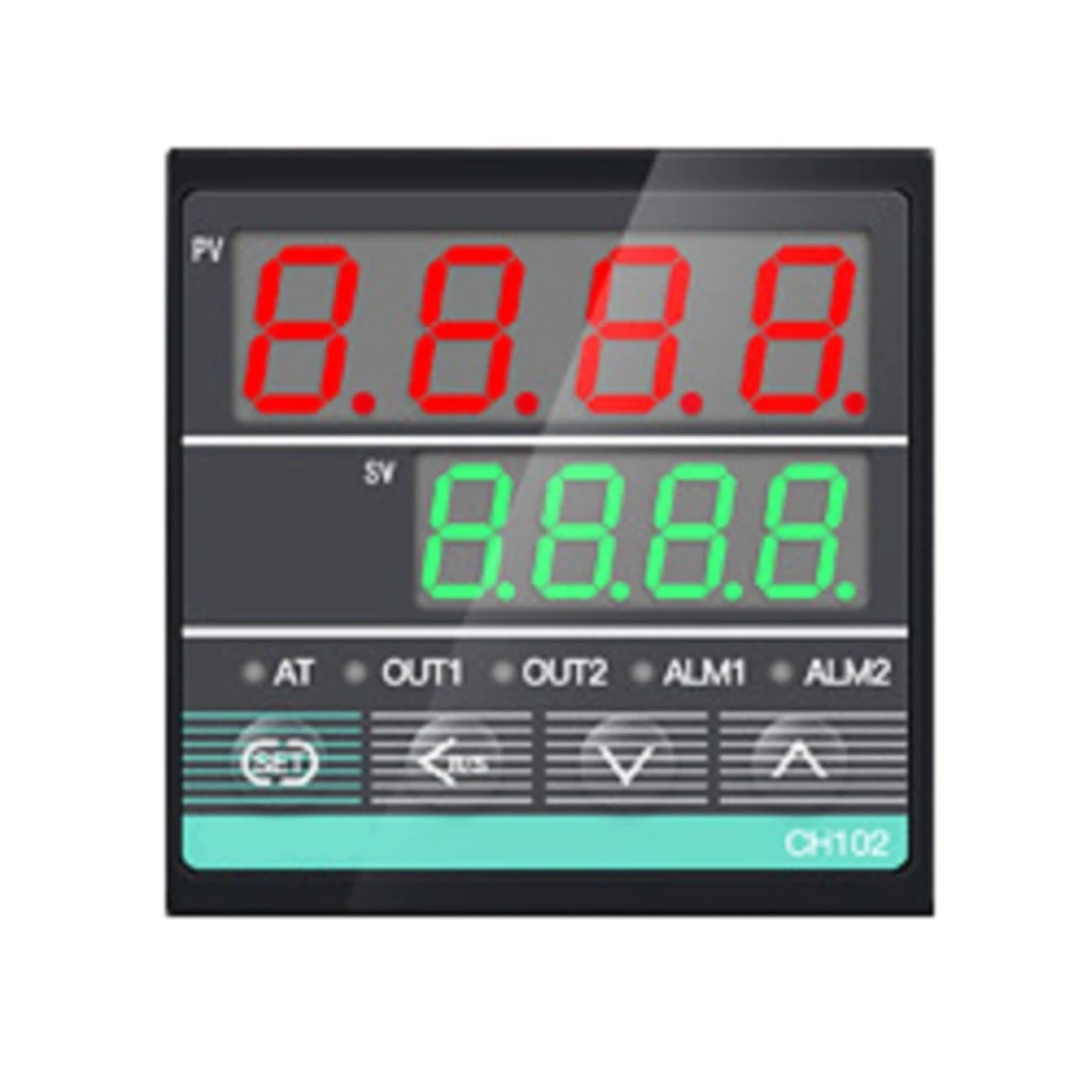 CH102 Temperature Controller 220VAC 50 60Hz with Dual Color Segmented Display and Simple Interface for Straightforward Use